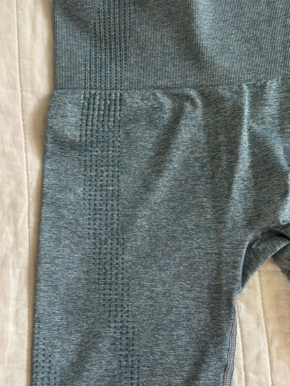Gymshark Vital Seamless 2.0 Leggings Blue Gray Marl Size Small - Picture 8 of 13